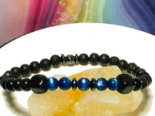 Load image into Gallery viewer, Men's Protective Kyanite Bracelet  |  Focus  |  Power  |  Shielding  |  Support  |  Stamina  |  Clarity