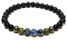 Load image into Gallery viewer, EMF Advanced Protection Sodalite Shungite II Bracelet -  Cell phones, Laptops, WiFi, 5G Signals, Microwave Radiation