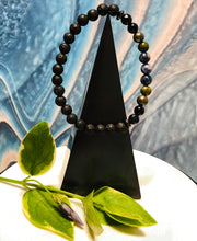 Load image into Gallery viewer, EMF Advanced Protection Sodalite Shungite II Bracelet -  Cell phones, Laptops, WiFi, 5G Signals, Microwave Radiation