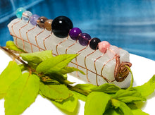 Load image into Gallery viewer, Grief and Sympathy - Selenite Stick - My Holistic Helper II - Loss, Separation, Divorce, Break-Up, Passing, Support, My Condolences, In Sympathy