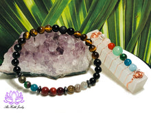 Load image into Gallery viewer, Mens Fertility Bracelet and Selenite Stick Set