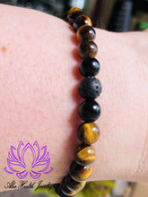 Load image into Gallery viewer, Mens Fertility Bracelet and Selenite Stick Set