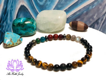 Load image into Gallery viewer, Mens Fertility Bracelet and Selenite Stick Set