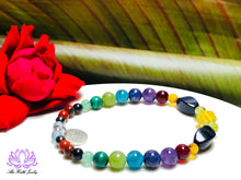 Load image into Gallery viewer, Ladies Diabetic Holistic Crystal Bracelet