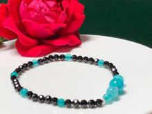 Load image into Gallery viewer, Health and Protection Bracelet | Relief | PTSD | Amazonite Black Spinel | Calm | Focus | Anxiety