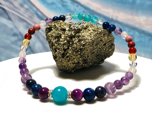 Parkinson four crystal holistic bracelet