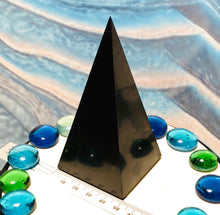 Load image into Gallery viewer, Shungite Tall Pyramid  -  Authentic Russian - Type II - Petrovsky