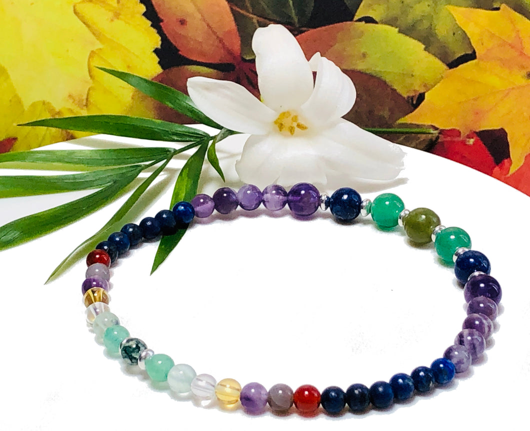 Stay Healthy - Immune System III Holistic Booster Bracelet  |  Virus Fighter  |  Cold, Cough  |  Anxiety + Stress