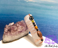 Load image into Gallery viewer, Protection Talisman Crystal Selenite Stick Wand from Alex Health Jewelry