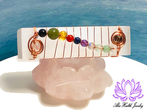 Recovery After Accident or Injury Crystal Selenite Stick wand from Alex Health Jewelry