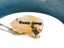 Load image into Gallery viewer, Cross Stone Holistic Protection Necklace - Chiastolite