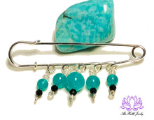 Load image into Gallery viewer, Amazonite Brooch Pin