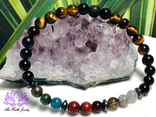 Load image into Gallery viewer, Mens Fertility Bracelet and Selenite Stick Set