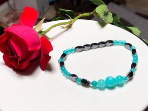 Courage Bracelet | Luck | Opportunity | Business | Amazonite | Magnetic Clasp Bracelet