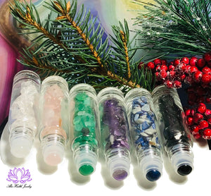 Clear Quartz - Rollerball Essential Oil - Aromatherapy - Energy, Health, Fatigue, Negativity