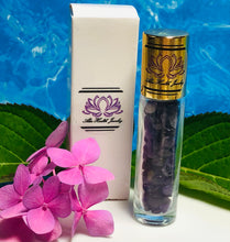 Load image into Gallery viewer, Amethyst - Rollerball Essential Oil - Aromatherapy - Overworked, Overstressed, Calm, Soothing