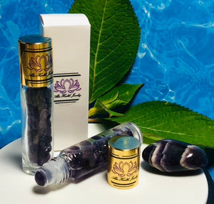 Amethyst - Rollerball Essential Oil - Aromatherapy - Overworked, Overstressed, Calm, Soothing