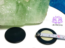 Load image into Gallery viewer, Shungite EMF Protection Disc   ( 2 pcs. ) -     Cell Phones, Computer Monitors, Laptops, WiFi, etc.