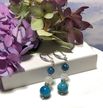 Load image into Gallery viewer, Advanced Chakra Blue Earrings - 925 Silver