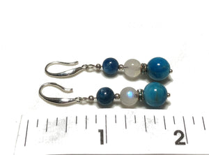 Advanced Chakra Blue Earrings - 925 Silver