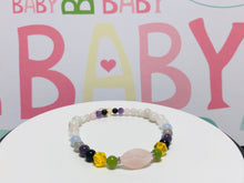 Load image into Gallery viewer, Set of Pregnancy Bracelets (4) in GIFT BOX-  1st, 2nd + 3rd Trimester,  Labor and Delivery, Post Partum / New Mom