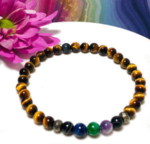 Athlete I Holistic Bracelet -  Endurance, Strength, Stamina, Speed, Energy  |  Selenite Recharging Crystal Included