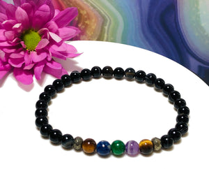 Athlete II Holistic Bracelet - Endurance, Strength, Stamina, Speed  |  Selenite Recharging Crystal Included
