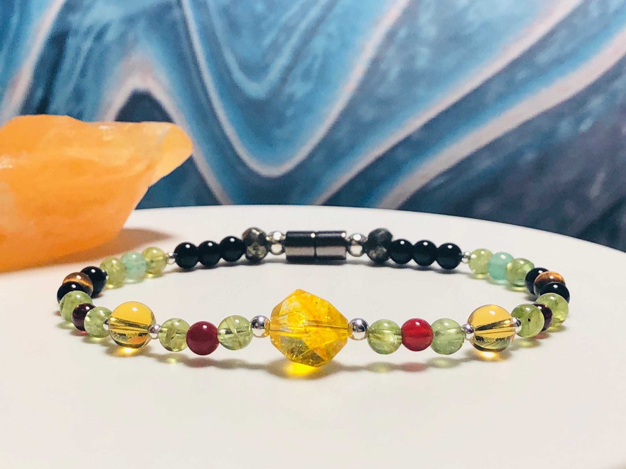 Healing Crystal Bracelets Travel Protection | i.am.gretchen