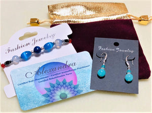 Pregnancy - Labor and Birth Delivery Set - Bracelet and Earrings