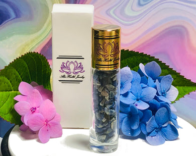 Lapis Lazuli - Rollerball Essential Oil - Aromatherapy - Stress, Anxiety, Migraine, Mood, Calm, Sleep
